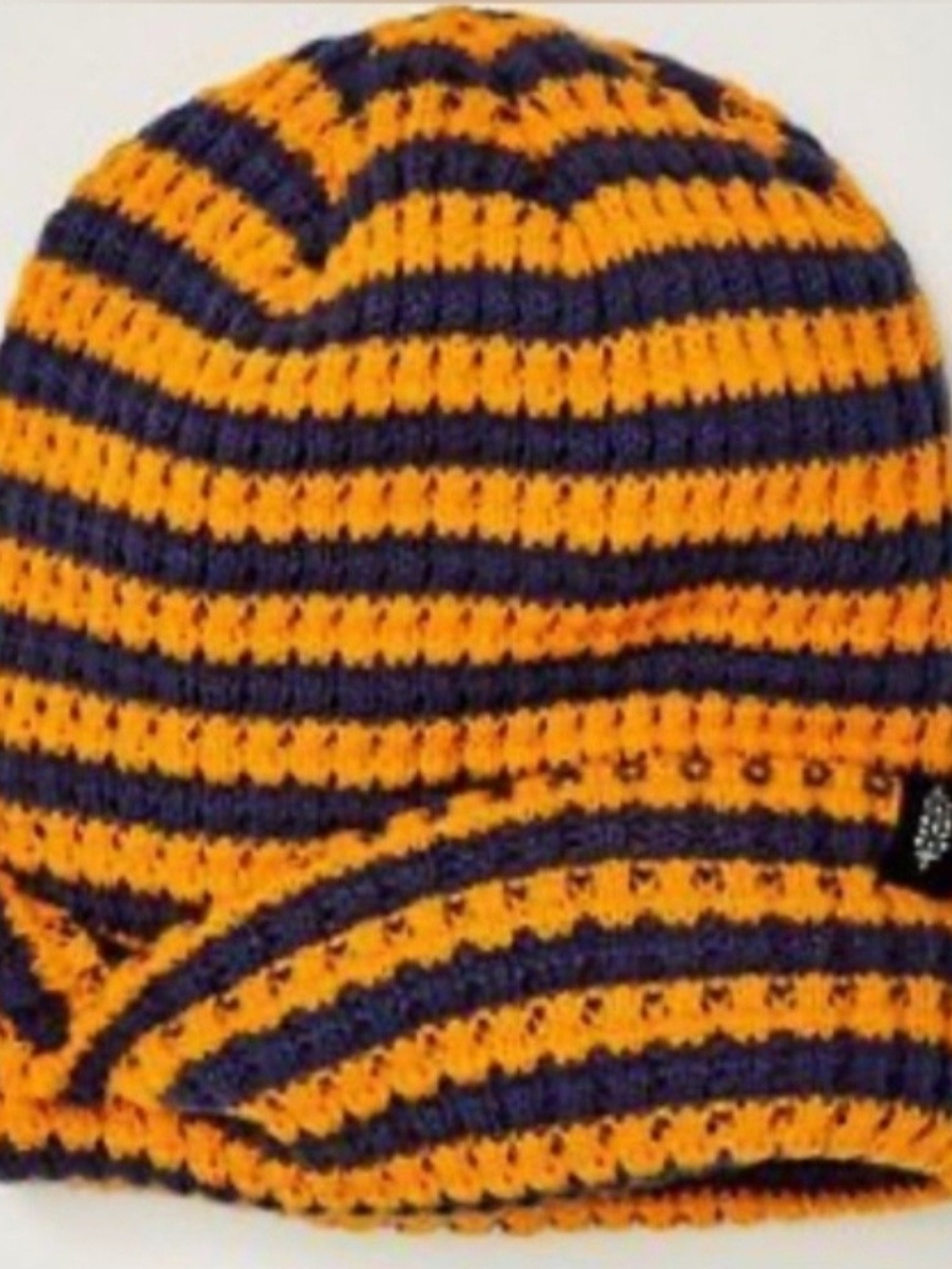 FP Movement by Free People Stripe It Up Cool Down Beanie, NWT, Vasity Orange